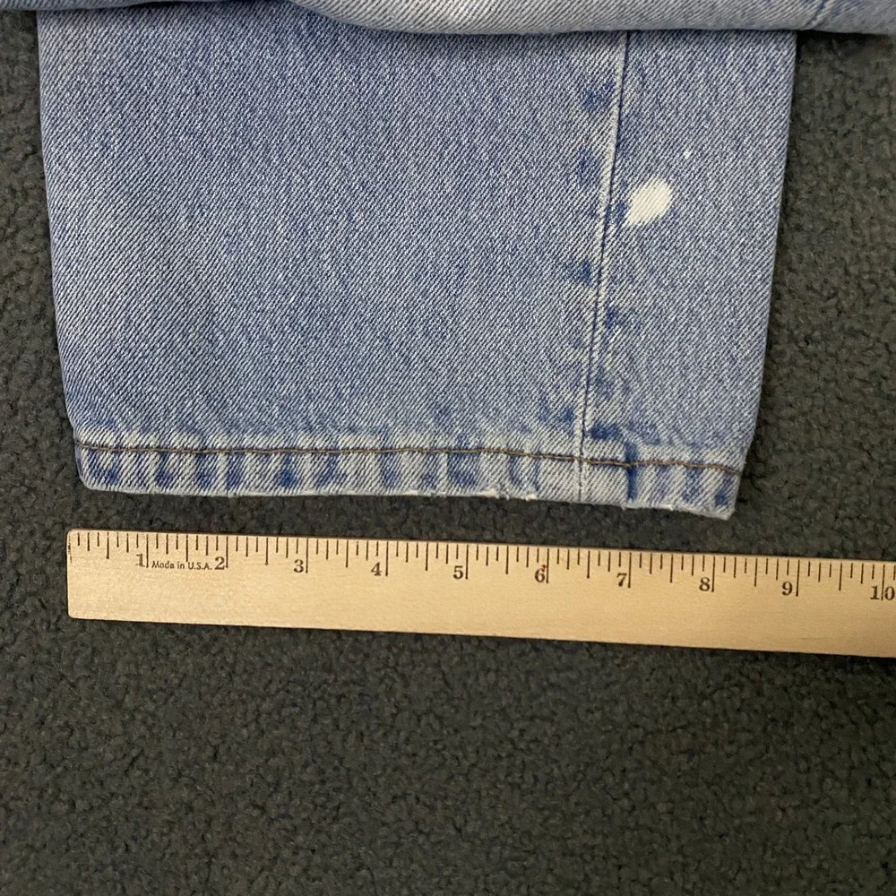 Vintage Levis 501 Jeans Mens FITS Men 33x30 Denim Button Fly Distressed Made USA